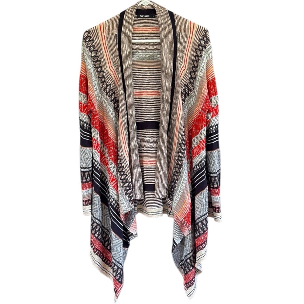 NWT NIC+ZOE Open Drape Front Sweater Size Large Retail $168.00